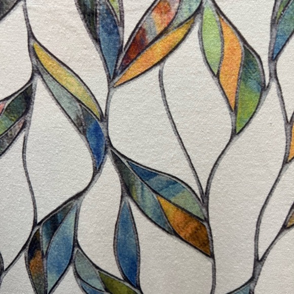 Leaf Pattern Colorful Top - Picture 4 of 5